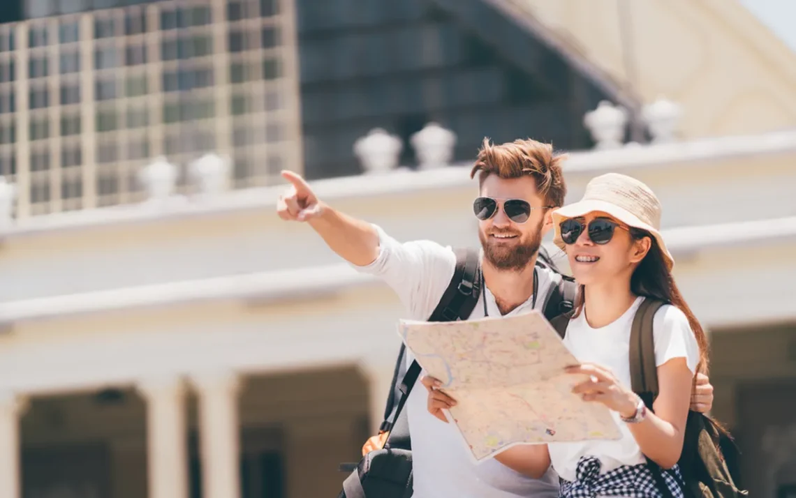 fluxo de turistas, chegada de visitantes