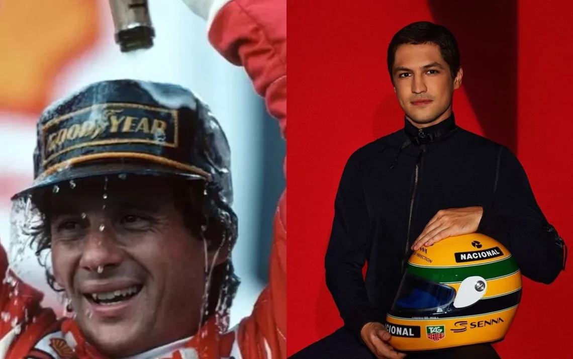 piloto brasileiro, ídolo nacional, tricampeão de Fórmula 1