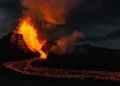erupções vulcânicas;