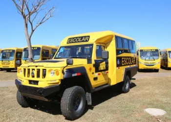 Veículos escolares, modelos de ônibus;
